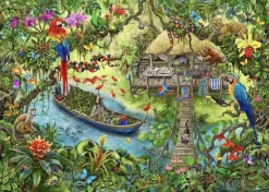 Ravensburger Fantasy|100-499<Escape Puzzel Kids: Jungle - 368 stukjes