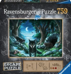 Ravensburger Fantasy|Dieren<Escape Puzzel 7: De vloek van de wolven - 759 stukjes