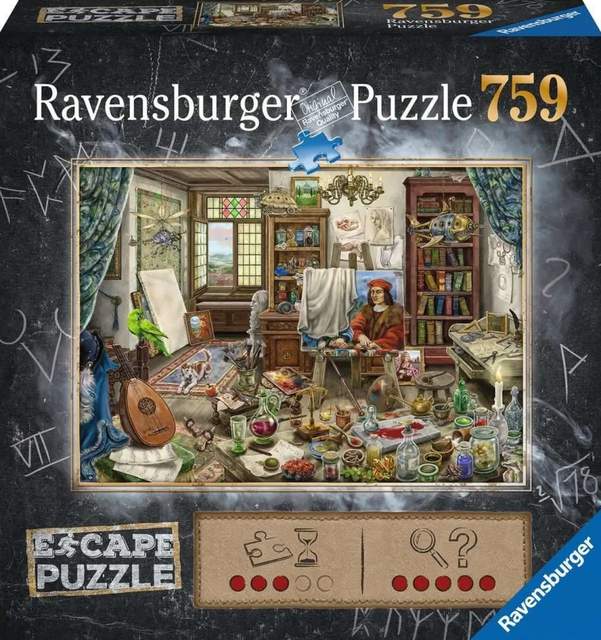 Ravensburger Fantasy|1000-1499<Escape Puzzel: Da Vinci - 759 stukjes