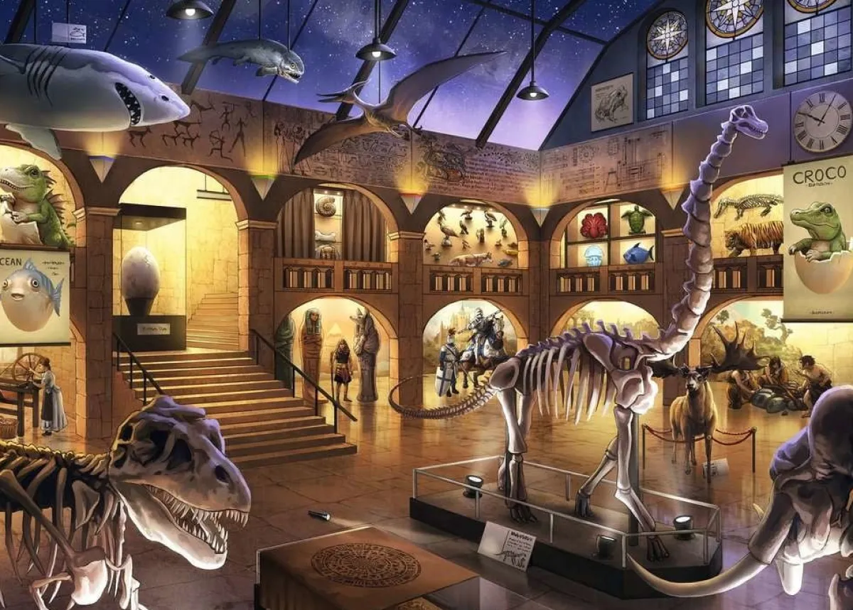 Ravensburger Fantasy|100-499<Escape Puzzel Kids: Museum- 368 stukjes
