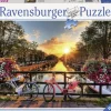 Ravensburger Kunst En Cultuur|Steden En Gebouwen<Fietsen in Amsterdam - puzzel van 1000 stukjes