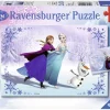 Kinderen Ravensburger Disney, Pixar, Marvel|Legpuzzels<Frozen - 2 puzzels van 24 stukjes