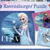 Kinderen Ravensburger Disney, Pixar, Marvel|Legpuzzels<Frozen - 3 puzzels van 49 stukjes