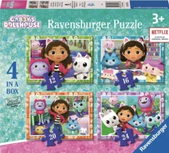 Kinderen Ravensburger Disney, Pixar, Marvel|Legpuzzels<Gabby's Dollhouse - 12+16 +20 +24 stukjes