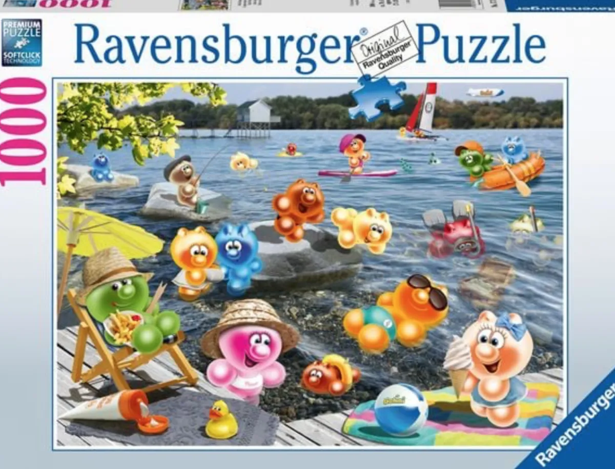 Ravensburger Disney, Pixar, Marvel|Tekening<Gelini - Bij de picknick - puzzel 1000 stukjes