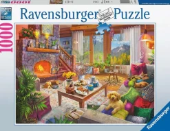 Ravensburger Kunst En Cultuur|Landschappen<Gezellige hut - 1000 stukjes