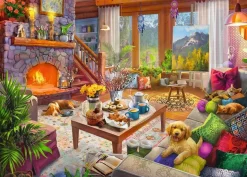 Ravensburger Kunst En Cultuur|Landschappen<Gezellige hut - 1000 stukjes