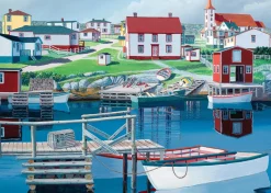Ravensburger Steden En Gebouwen|1000-1499<Greenspond Harbor - puzzel van 1000 stukjes