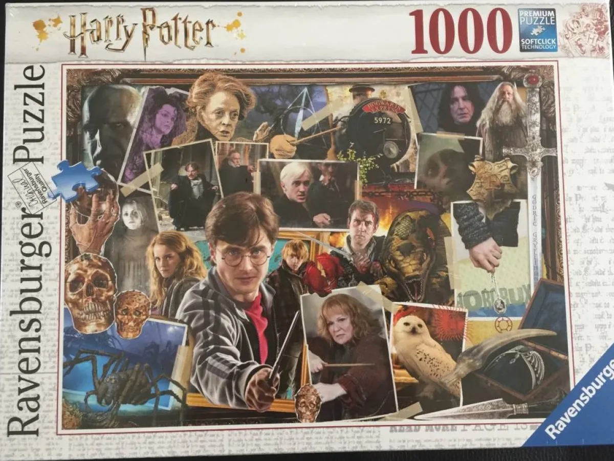 Ravensburger Disney, Pixar, Marvel|1000-1499<Harry Potter tegen Voldemort - puzzel van 1000 stukjes