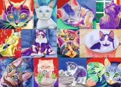 Ravensburger Tekening|Dieren<Hello Kitty Cat - 500 XL stukjes
