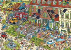 Ravensburger Tekening|Steden En Gebouwen<Het Hotel - Ray Nicholson - puzzel van 1000 stukjes