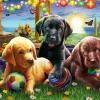 Kinderen Ravensburger Dieren|Legpuzzels<Honden picknick - puzzel van 100 stukjes