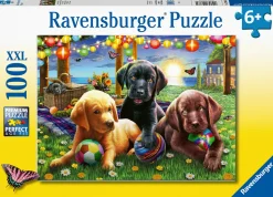 Kinderen Ravensburger Dieren|Legpuzzels<Honden picknick - puzzel van 100 stukjes