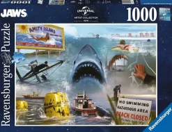 Ravensburger Disney, Pixar, Marvel|1000-1499<Jaws! - puzzel van 1000 stukjes