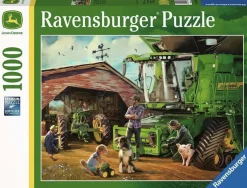 Ravensburger Landschappen|1000-1499<John Deere Toen en Nu - 1000 stukjes