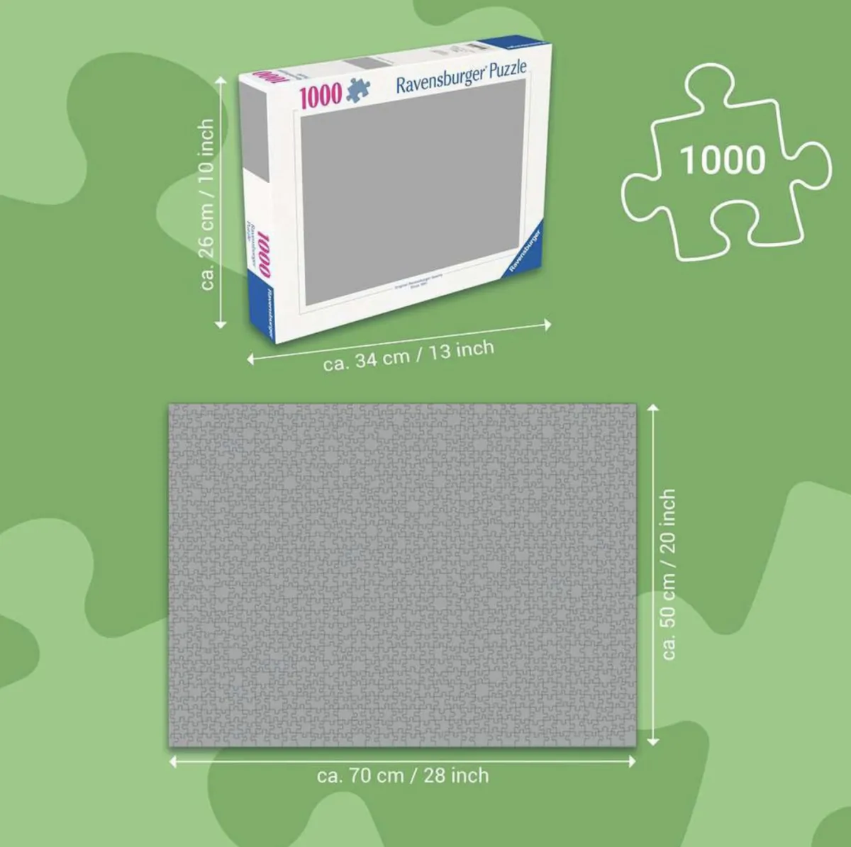 Ravensburger Landschappen|1000-1499<John Deere Toen en Nu - 1000 stukjes