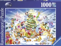 Ravensburger Disney, Pixar, Marvel|1000-1499<Kerstmis met Disney - 1000 stukjes