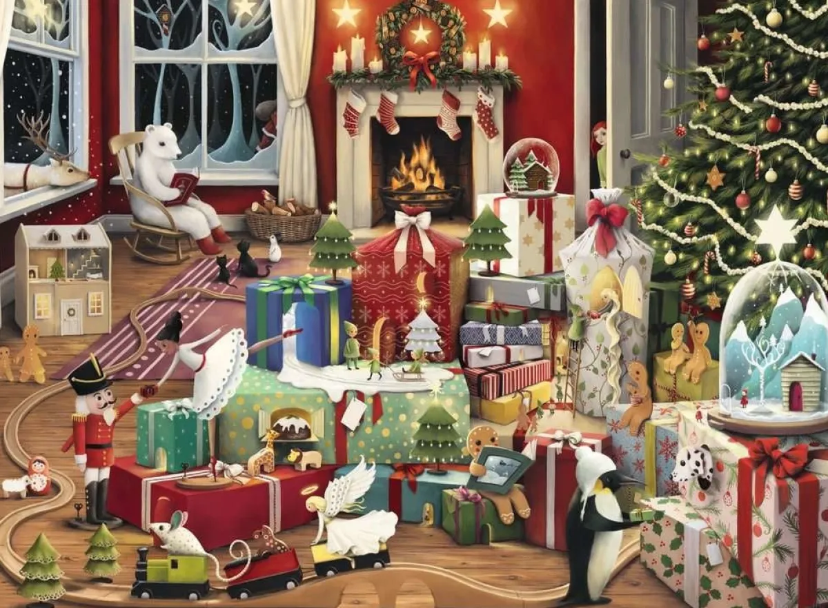 Kinderen Ravensburger Tekening|Legpuzzels<Kersttijd - puzzel van 500 stukjes