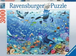 Ravensburger Dieren|Landschappen<Kleurrijke Onderwaterwereld - puzzel van 3000 stukjes