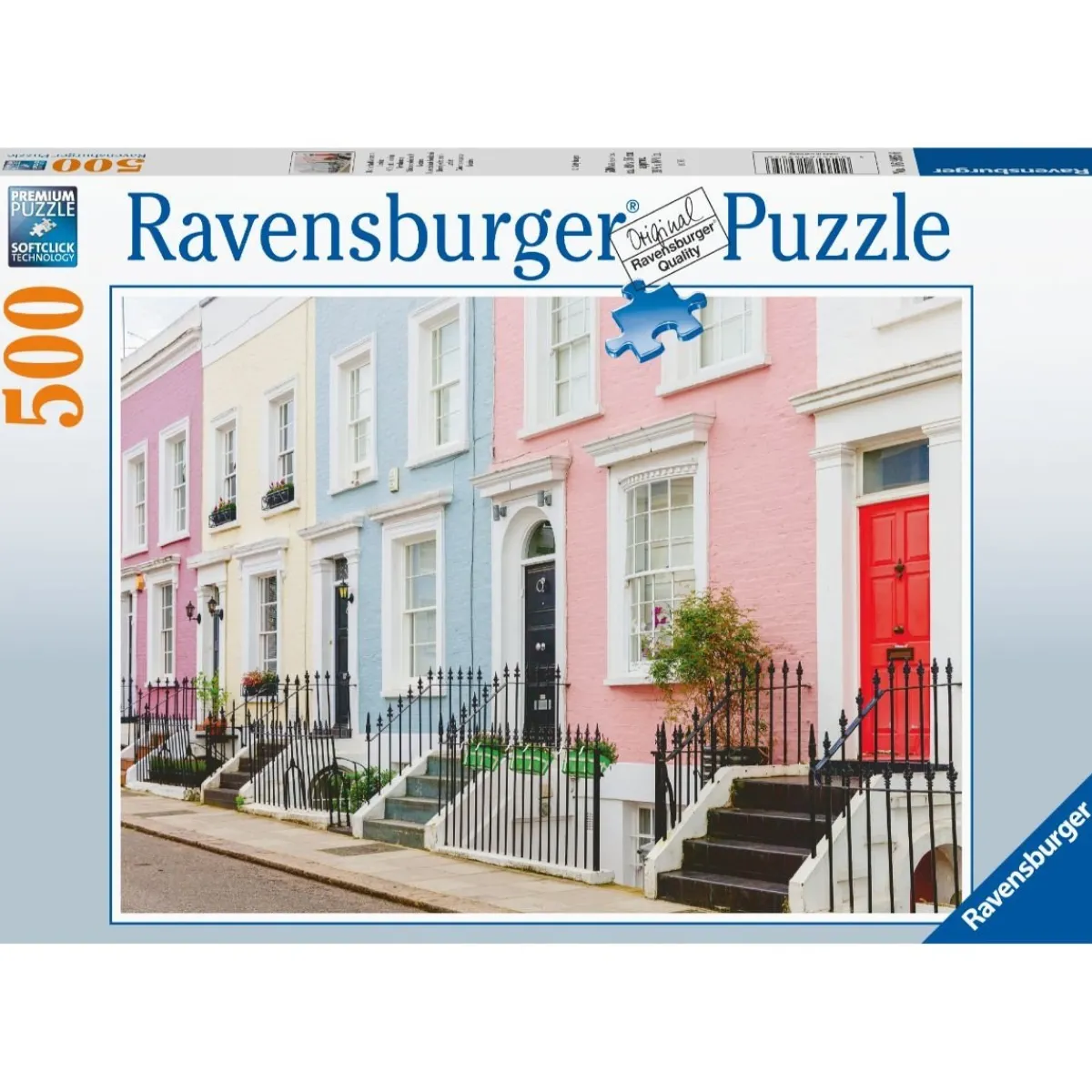 Kinderen Ravensburger Legpuzzels|Steden En Gebouwen<Kleurrijke stadshuizen in Londen - puzzel van 500 stukjes