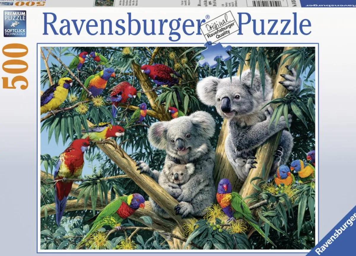 Kinderen Ravensburger Dieren|Legpuzzels<Koala's in de boom - 500 stukjes
