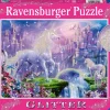 Kinderen Ravensburger Legpuzzels|100-499<Koninkrijk van de Eenhoorns (glitter) - puzzel van 100 stukjes