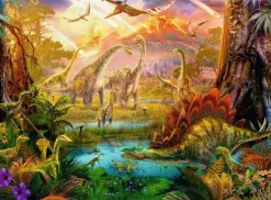 Kinderen Ravensburger Dieren|Legpuzzels<Land van de dinosauriërs - puzzel van 500 stukjes