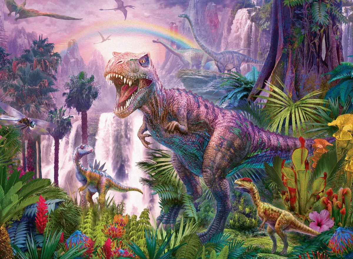 Kinderen Ravensburger Dieren|Legpuzzels<Land van de dinosauriërs - puzzel van 200 stukjes