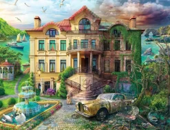 Ravensburger Tekening|Landschappen<Landhuis door de tijd heen - puzzel van 2000 stukjes