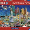 Ravensburger Steden En Gebouwen|Tekening<Las Vegas - Fleroux - puzzel van 1000 stukjes