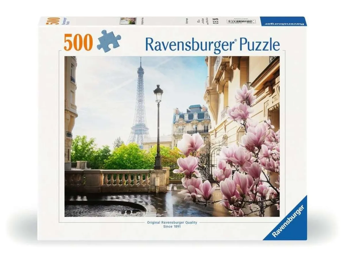 Kinderen Ravensburger Steden En Gebouwen|Legpuzzels<Lente in Parijs - puzzel van 500 stukjes