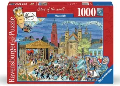 Ravensburger Tekening|Steden En Gebouwen<Maastricht - Fleroux - puzzel van 1000 stukjes