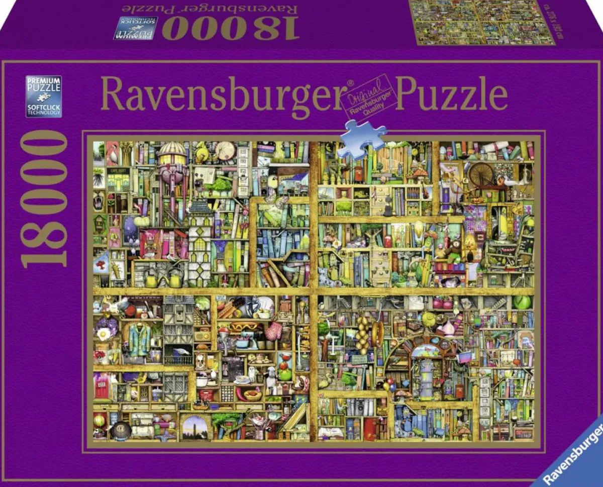 Ravensburger Fantasy|Tekening<Magische boekenkast - 18000 stukjes