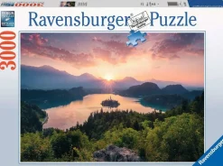 Ravensburger Kunst En Cultuur|Landschappen<Meer van Bled, Slovenië - puzzel van 3000 stukjes