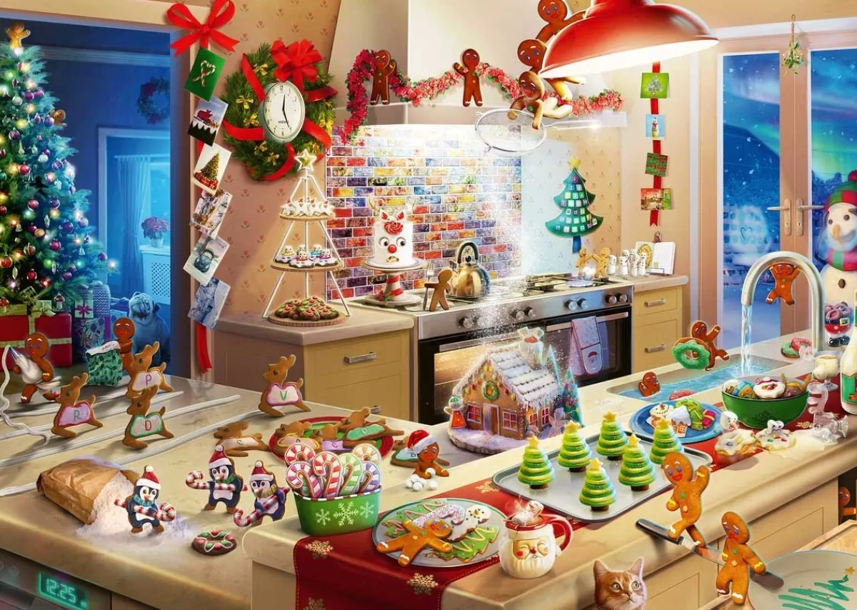 Ravensburger 1000-1499<Merry Mischief - Christmas Limited Edition - legpuzzel van 1000 stukjes