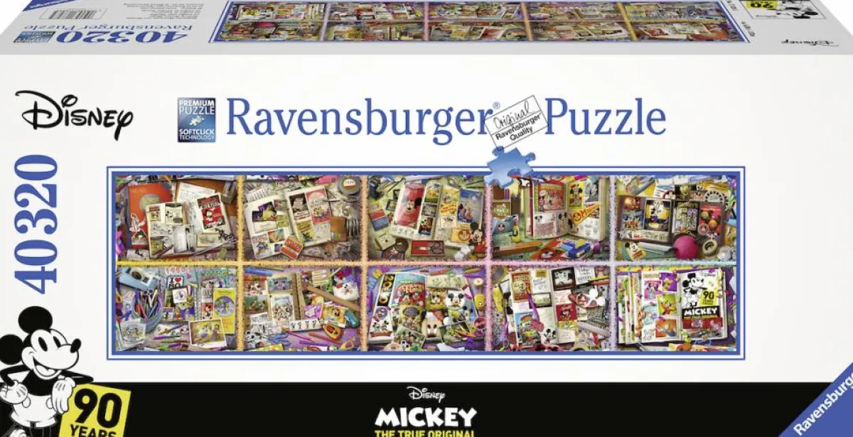 Ravensburger Disney, Pixar, Marvel|2000 En Meer<Mickey Mouse van 40000 stukjes (exact 40320 stukjes)