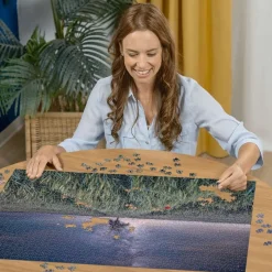 Ravensburger Landschappen|1500-1999<Nachthemel boven het korenveld - puzzel van 1500 stukjes