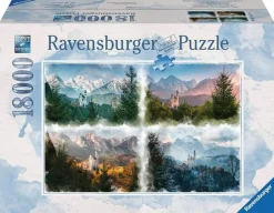 Ravensburger Kunst En Cultuur|Steden En Gebouwen<Neuschwanstein - 18.000 stukjes