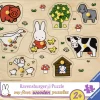 Kinderen Ravensburger Houten Insteekpuzzels|2-99<Nijntje op de boerderij - 8 stukjes