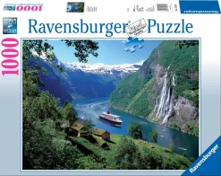 Ravensburger Landschappen|1000-1499<Noorse fjord - 1000 stukjes