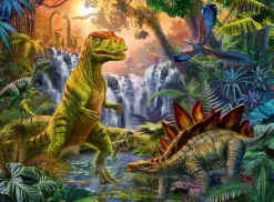 Kinderen Ravensburger Dieren|Legpuzzels<Oase van dinosauriërs - puzzel van 100 stukjes