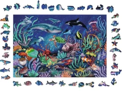 Kinderen Ravensburger Speciale Vorm|Dieren<Onder de Zee - Houten Contourpuzzel - 500 stukjes