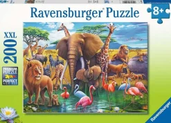 Kinderen Ravensburger Dieren|Legpuzzels<Op safari! - puzzel van 200 stukjes