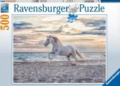 Kinderen Ravensburger Dieren|Legpuzzels<Paard op het strand - puzzel van 500 stukjes