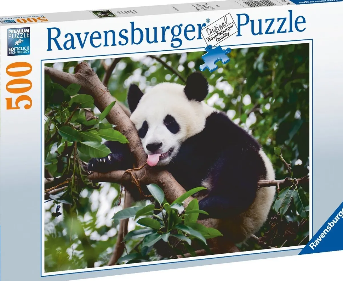 Kinderen Ravensburger Dieren|Legpuzzels<Panda in de boom - puzzel van 500 stukjes
