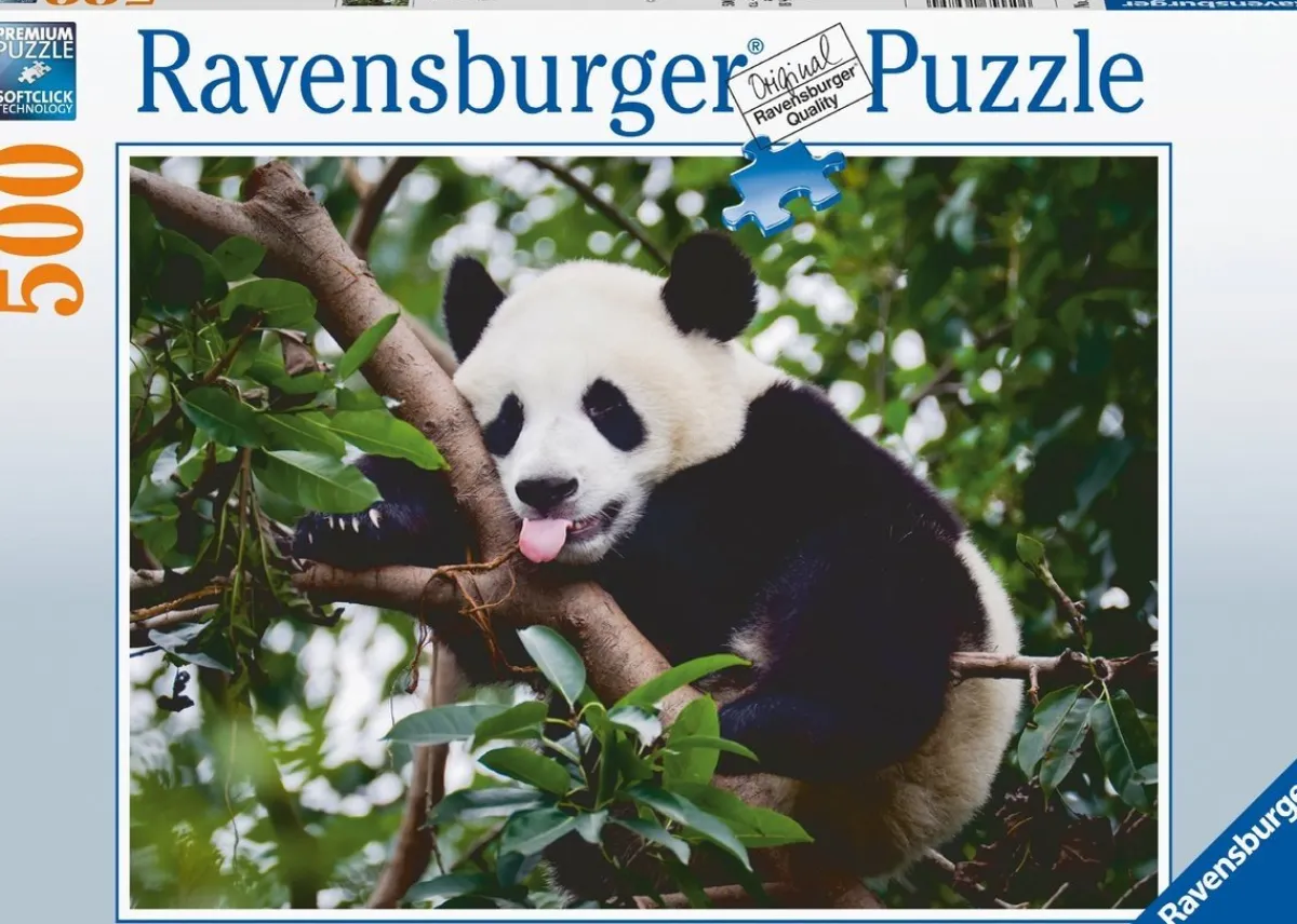 Kinderen Ravensburger Dieren|Legpuzzels<Panda in de boom - puzzel van 500 stukjes