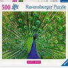 Kinderen Ravensburger Dieren|Legpuzzels<Pauw - Kleurrijke Dieren - puzzel van 500 stukjes