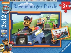 Kinderen Ravensburger Disney, Pixar, Marvel|Legpuzzels<Paw Patrol in actie - 2 puzzels van 12 stukjes