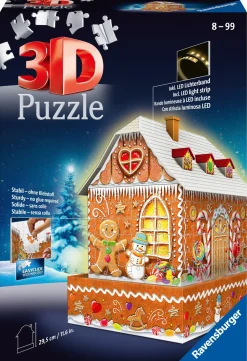 Kinderen Ravensburger 3d Puzzels|Steden En Gebouwen<Peperkoekenhuisje - 3D puzzel - 216 stukjes