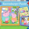 Kinderen Ravensburger Tekening|Legpuzzels<Peppa Pig - Familie en vriendjes - 3 puzzels van 49 stukjes